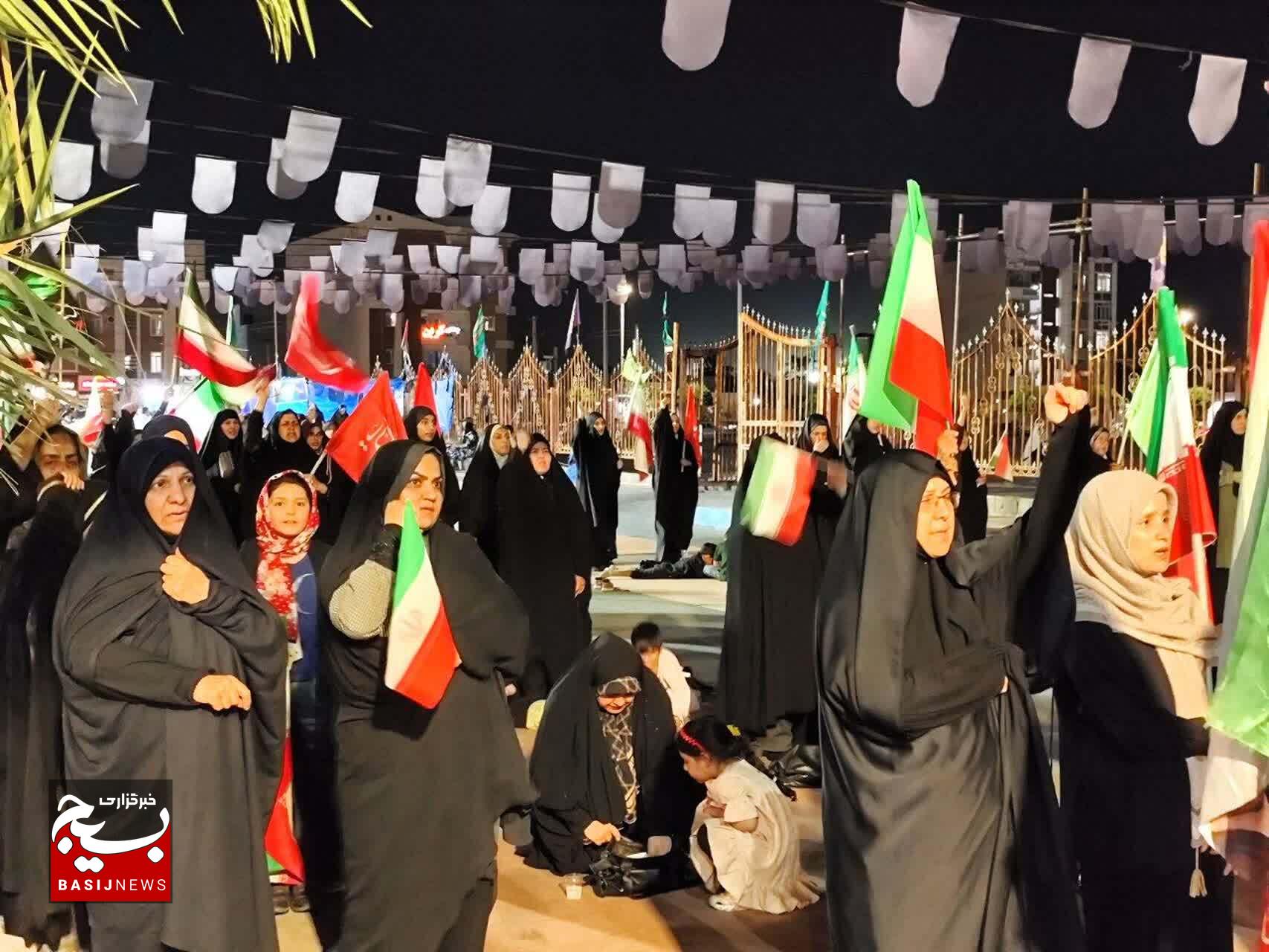 صد و شصت و دومین شب استقامت مردم جیرفت در خونخواهی قائد شهید امت