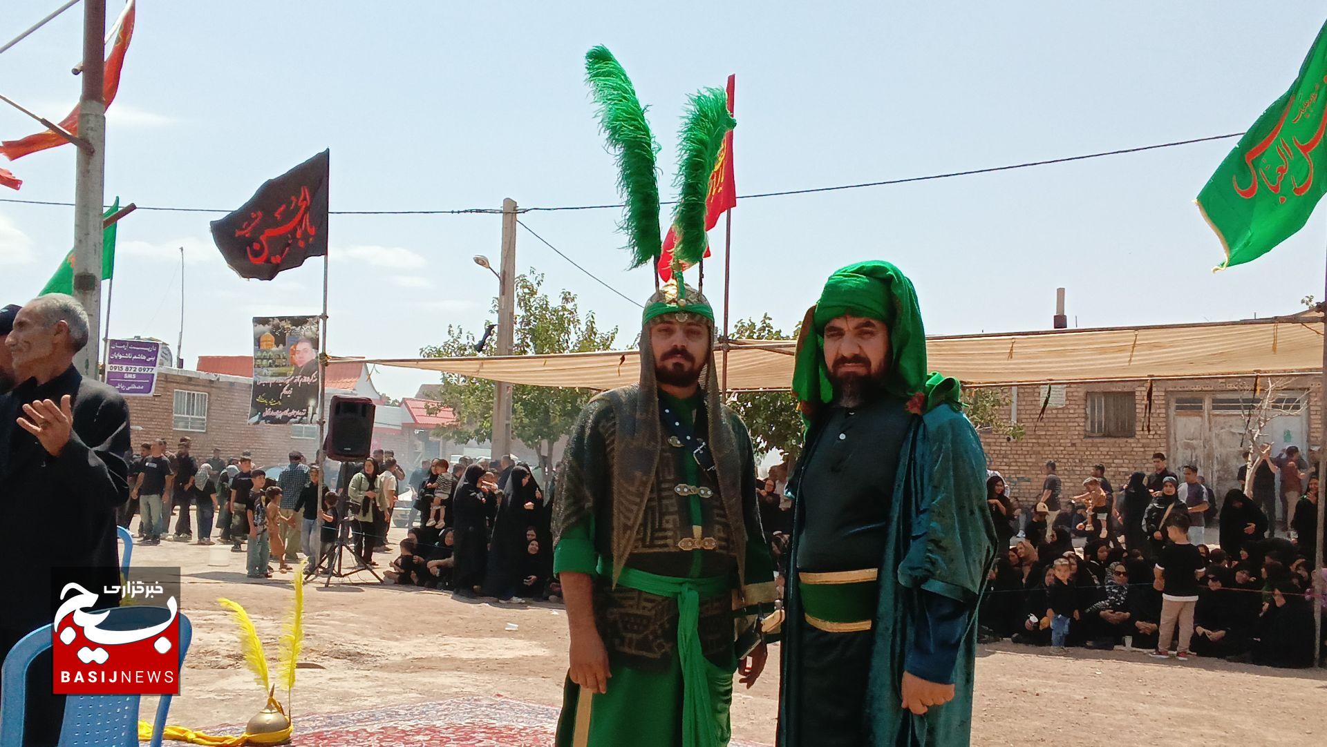 اجتماع عزاداران ۲۸ صفر در روستای رباطی امامزاده شهرستان فیروزه