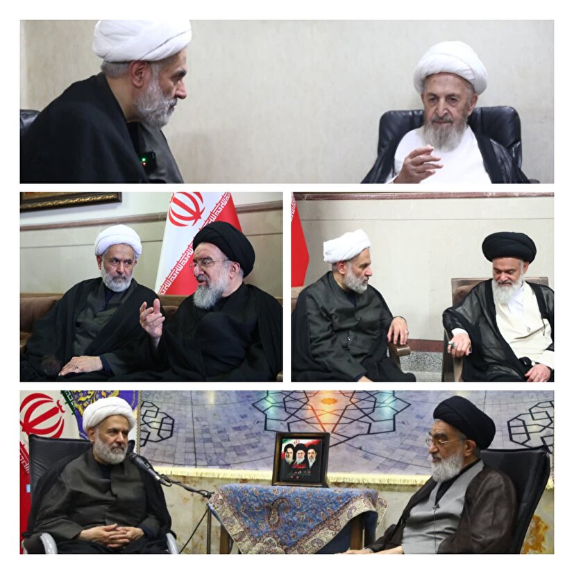 وقتی از «شجره طیبه» سخن گفته می‌شود/ گزارش سفر رئیس سازمان بسیج مستضعفین به قم و دیدار با مراجع و علما