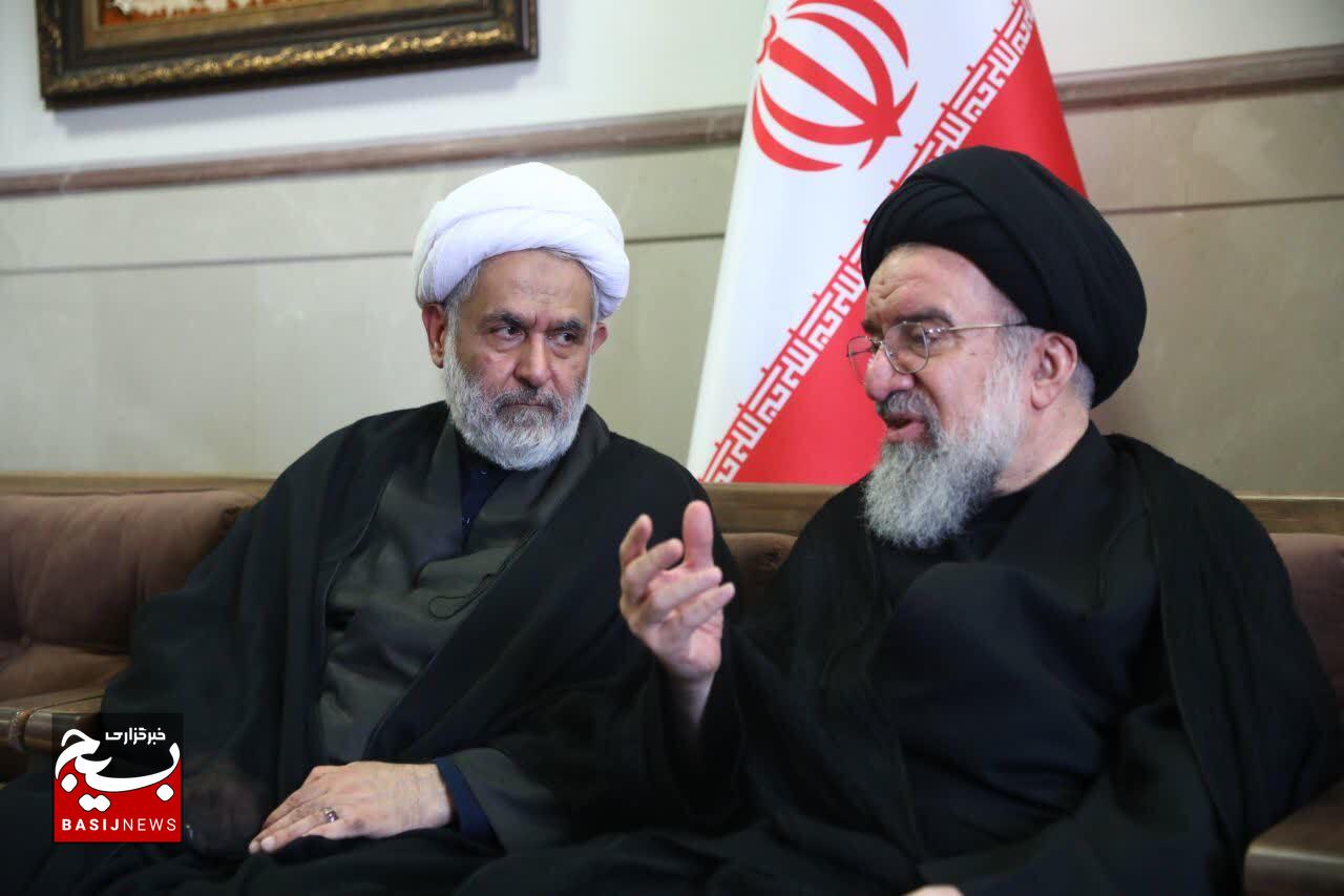 وقتی از «شجره طیبه» سخن گفته می‌شود/ گزارش سفر رئیس سازمان بسیج مستضعفین به قم و دیدار با مراجع و علما