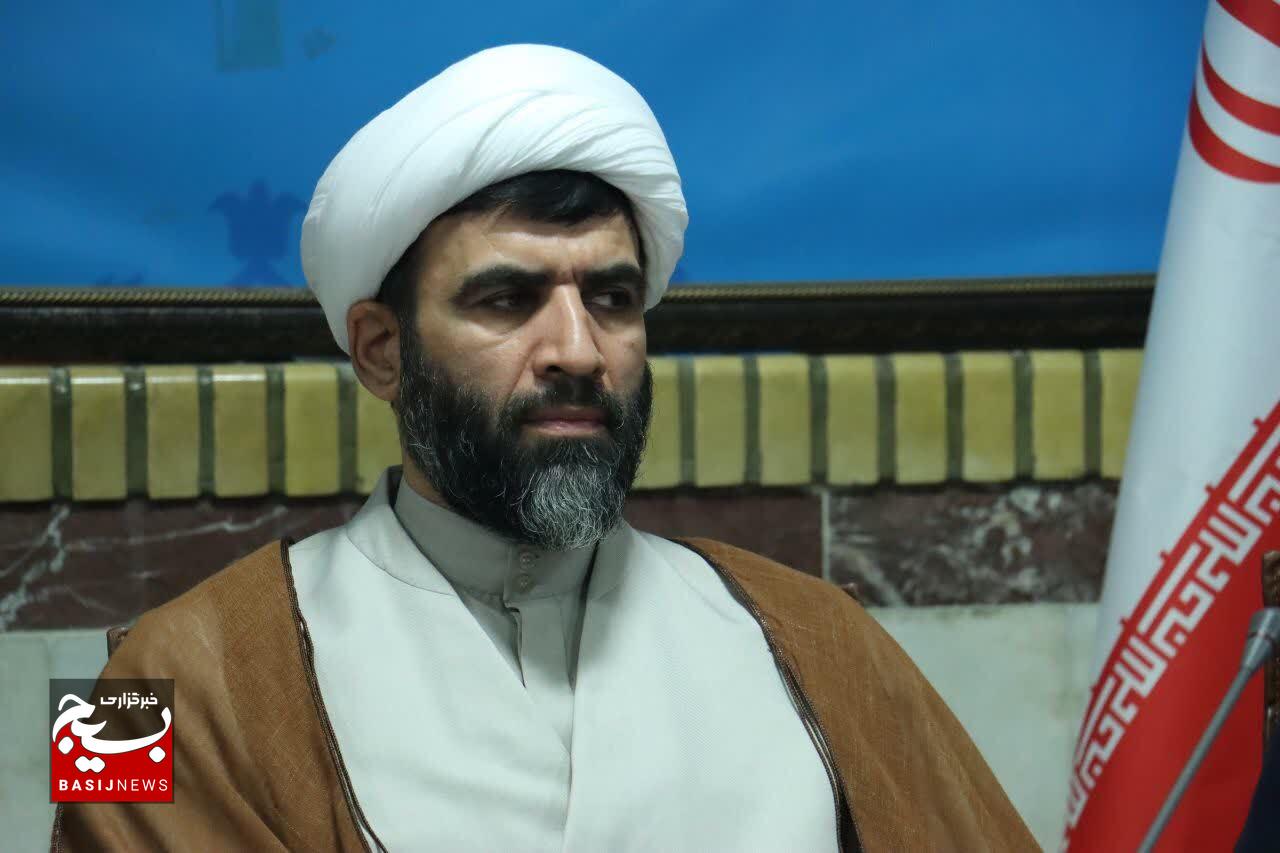 آئین تکریم و معارفه مسئول دفتر امور روحانیون سپاه قدس گیلان