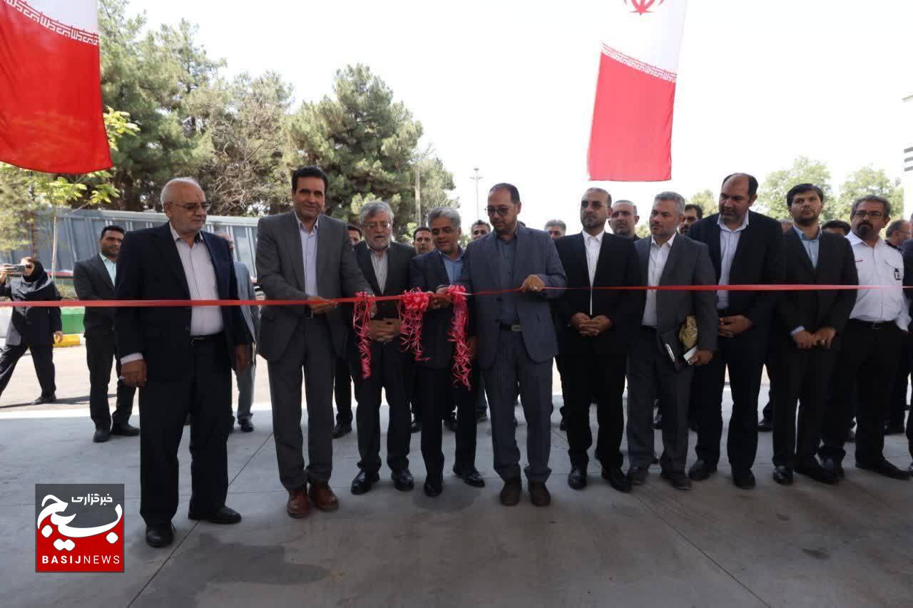 بهره‌برداری از جایگاه سوخت ماشین‌آلات سنگین شهرداری مشهد
