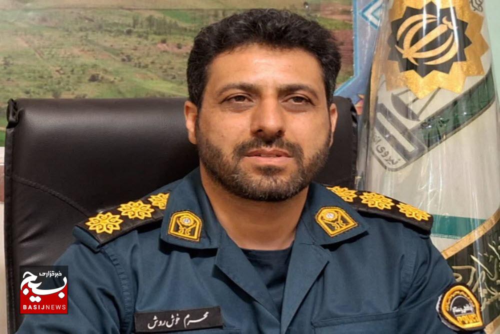 آماده‌باش کامل نیروی انتظامی نهاوند برای مدیریت سفرهای اربعین