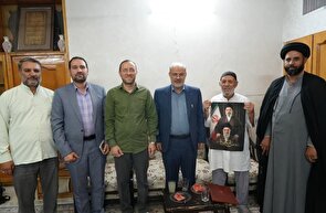 دیدار صمیمانه با جانباز سرافراز دفاع مقدس حسین صفرزاده