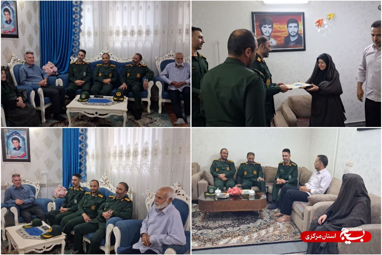 دیدار جانشین سپاه حضرت روحالله با خانواده شهیدان شمسی و محمودی دیدار جانشین سپاه حضرت روحالله با خانواده شهیدان شمسی و محمودی