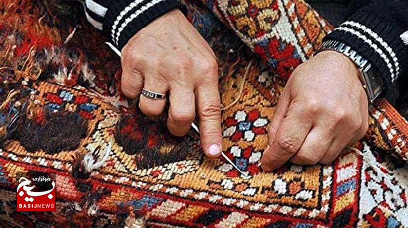 تولید سالانه ۶۰ هزار مترمربع گلیم در عنبران