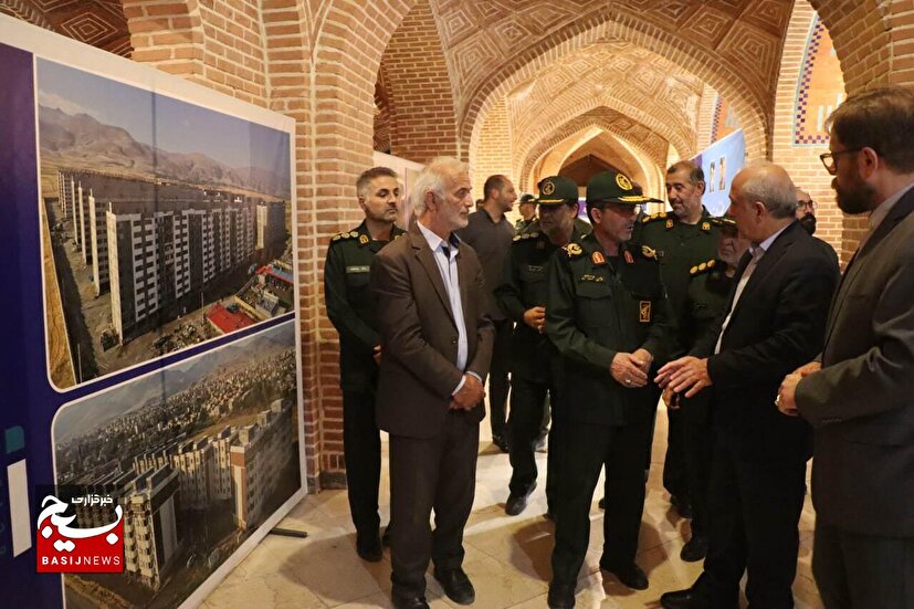 بازدید سردار محمدی اصل از نمایشگاه قاب توسعه
