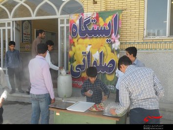 ایستگاه صلواتی و میقات صالحین در گندمان