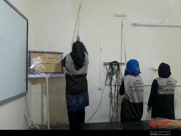 عکس : خبرنگار افتخاری بسیج خواهر مطهری