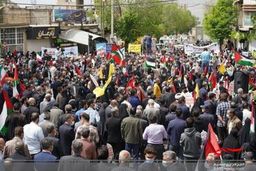 راهپیمایی روز قدس در شهرکرد