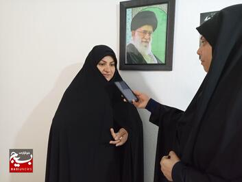 مصاحبه با خانم چیت ساز فرمانده پایگاه حلیمه