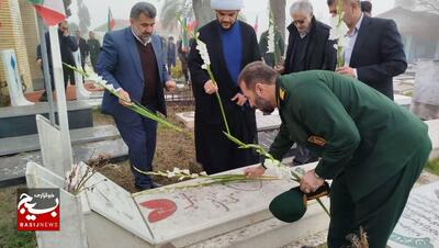گلباران مزارشهدا در تالش
