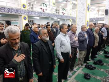 مراسم شهید حق بین