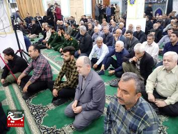 مراسم شهید حق بین