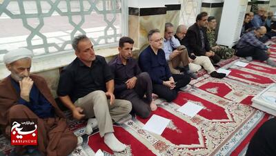 مراسم سوم شهید سیدحمید رضا صدیقی صابر