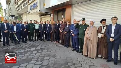 گلباران محل شهادت شهیدان انصاری و نورانی