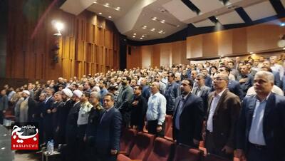 مراسم شهیدان انصاری و نورانی در رشت