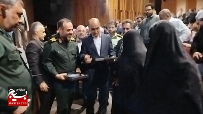 مراسم شهیدان انصاری و نورانی در رشت