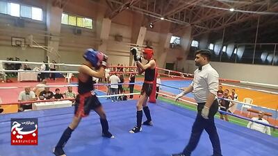 ورزش رزمی کیک بوکسینگ در رشت