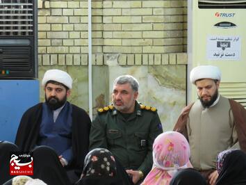 حضور فرمانده سپاه قدس گیلان در جمع معتکفین