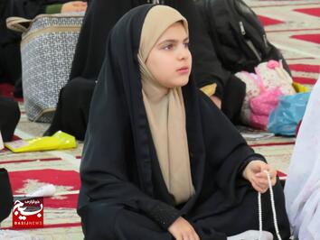 حضور فرمانده سپاه قدس گیلان در جمع معتکفین