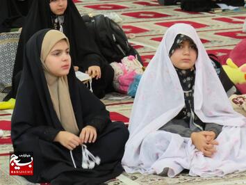 حضور فرمانده سپاه قدس گیلان در جمع معتکفین