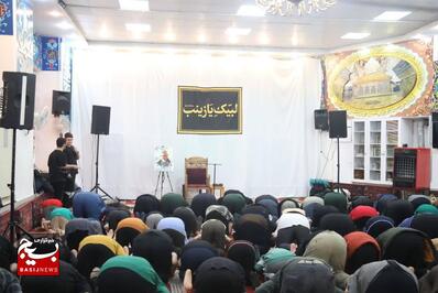 حضور فرمانده سپاه قدس گیلان در جمع معتکفین
