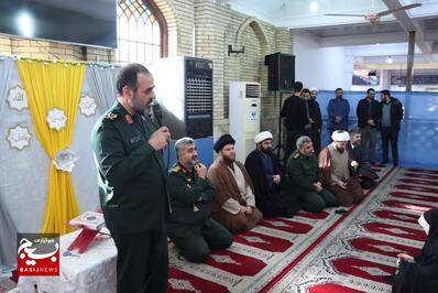 فرمانده سپاه قدس گیلان در جمع معتکفین