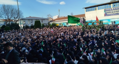مراسم تشییع  پیکر مطهر شهدای مدافعان ایران