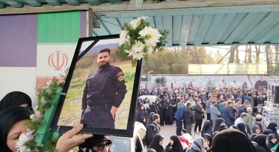مراسم تشییع  پیکر مطهر شهدای مدافعان ایران