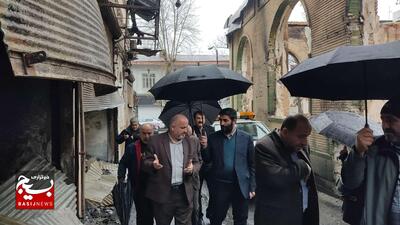 بازدید رئیس سازمان بسیج اصناف کشور از بازار رشت