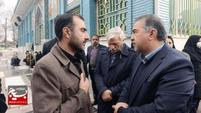 مراسم هفتمین روز شهادت شهدای مدافعان امنیت