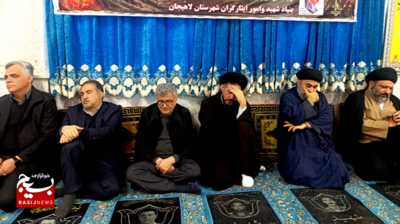 مراسم هفتمین روز شهادت شهدای مدافعان امنیت