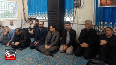 مراسم هفتمین روز شهادت شهدای مدافعان امنیت