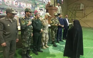 برگزاری یادواره شهدای مدافع  حرم ارتش و بسیج و گردان فاطمیون در شهرباغستان