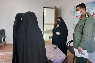 دیدار فرمانده سپاه ساوجبلاغ با فرماندهان پایگاه های حوزه 626 حضرت مریم (س)