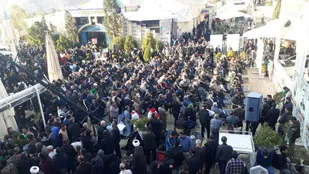 شور و حال وصف ناپذیر مسیر منتهی به گلزار شهدا