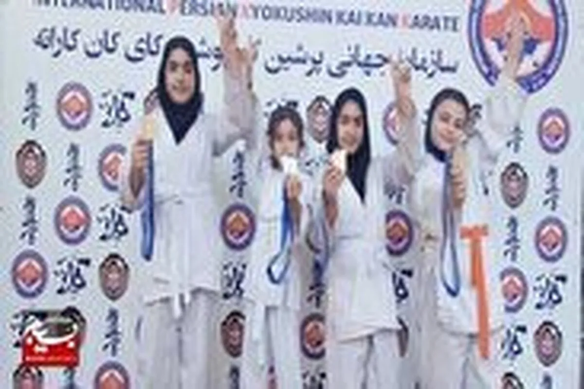 درخشش دختران بسیجی حوزه مقاومت بسیج خواهران الزهرا (س) سپاه ناحیه لارستان در مسابقات قهرمانی کشوری کاراته