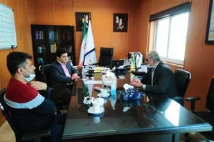 نشست مسئول بسیج مهندسین عمران استان با رئیس سازمان نظام مهندسی ساختمان گلستان
