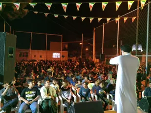 جشن بزرگ دهه کرامت در محله اسلامی شهرک بهشتی شاهرود برگزار شد+ تصاویر