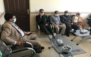دیدار امام جمعه و فرماندار اشکذر با فرمانده ناحیه مقاومت بسیج