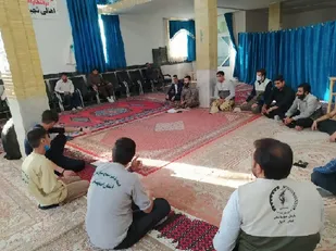 برگزاری جلسه هماهنگی عرصه های جهادی در روستای خم پیچ