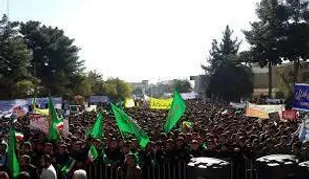 تجمع بزرگ استکبار ستیزی در شهرستان پیشوا