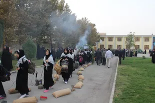 اعزام دختران دانش آموز رامیان به اردوی راهیان نور