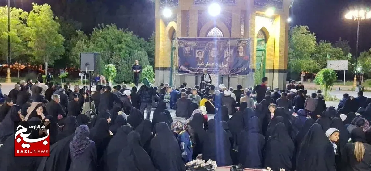 مراسم بزرگداشت شهادت خادم الرضاو هیات همراه در گلزار شهدای گمنام تربت جام
