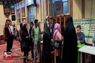 حضور پرشور مردم انقلابی ملایر پای صندوق&zwnj;های رأی