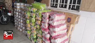 توزیع ۶۰۰ بسته معیشتی توسط جهادگران بسیجی قم