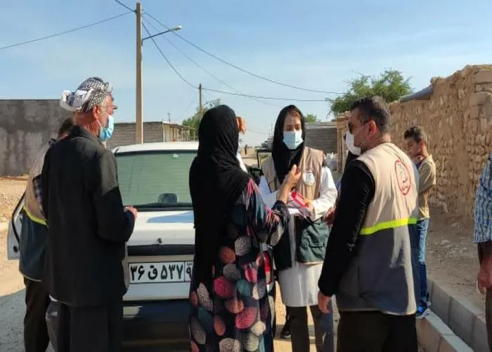 رزمایش بزرگ واکسیناسیون محله محور شهرستان دهلران به مناسبت هفته بسیج