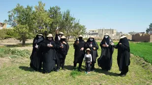 برپایی اردوی جهادی خواهران بسیجی در بیارجمند+ تصاویر
