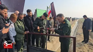 نخستین طرح کانال انتقال آب با فناوری بتن پارچه&zwnj;ای در درگز به بهره&zwnj;برداری رسید